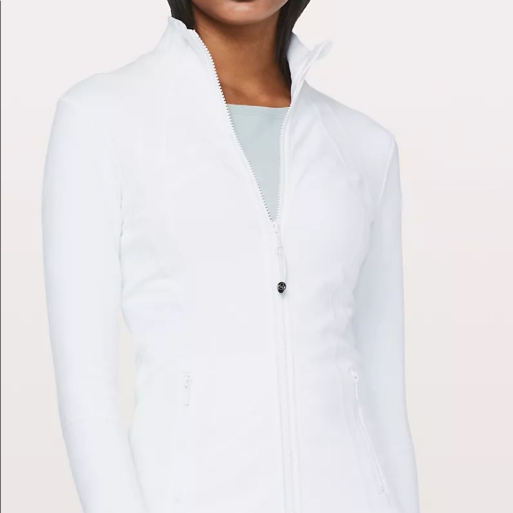 LULU LEMON DEFINE WHITE JACKET